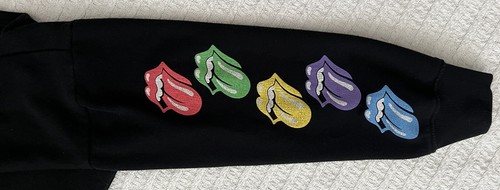 THE ROLLING STONES Felpa Donna Ufficiale Media (Tag 00) 25” X 25” - Foto 4 di 9