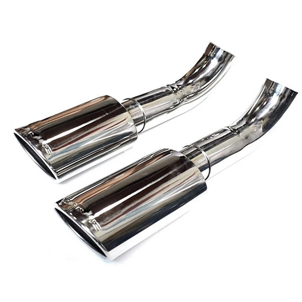 8PCS Exhaust Muffler Pipe Tips For Mercedes Benz 2016-2019 W464 G550 G63 G Class - Imagem 3 de 4