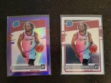 2020-21 Donruss Optic Basketball Precious Achiuwa Rated Rookie Purple Parallel +