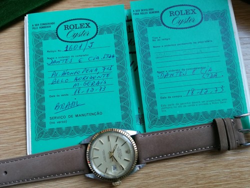 Rolex 1601/J Datejust Two-Tone Original Box and Paperwork 1972 - Afbeelding 6 van 7
