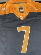 Joe Milton III Tennessee Volunteers Vols Alternate Gray Stitched 7 All Sizes NWT