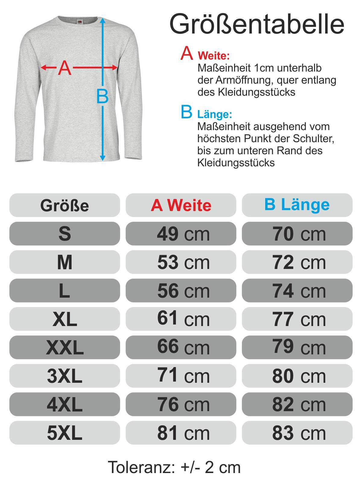 Fruit Of The Loom Herren Langarmshirt – Rundhals, Größe 58, Weiß, Aus Belcoro-Baumwolle