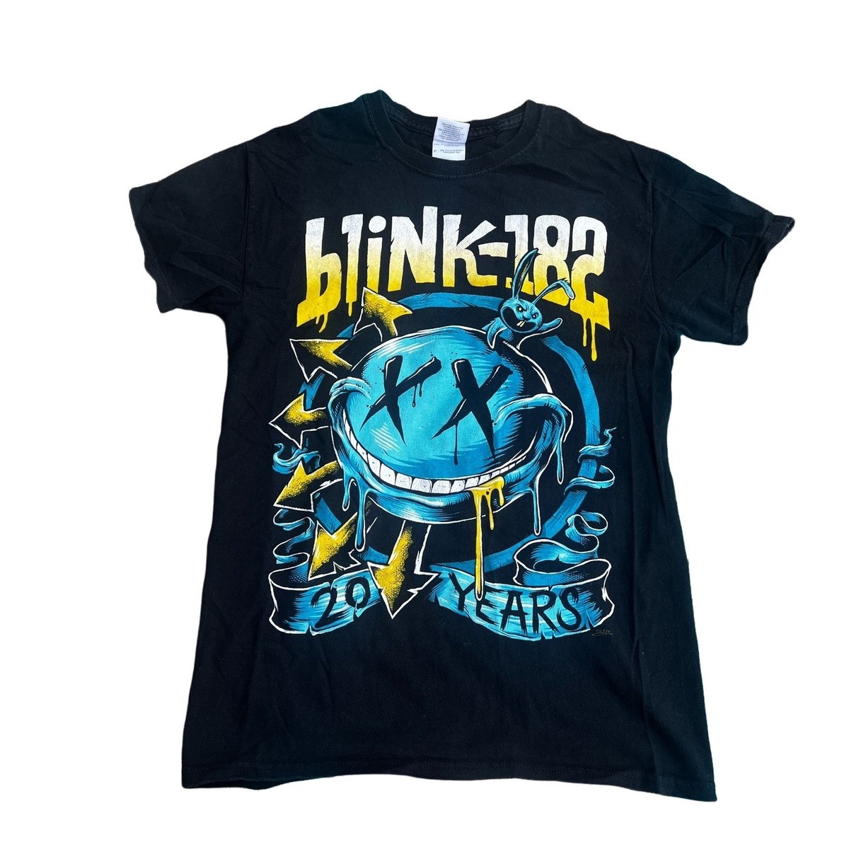 Blink 182 20 Years Adult Tee Size Small T-Shirt Black | eBay