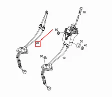 New MERCEDES-BENZ CITAN W415 Gear Shifting Control Cable A4153602200