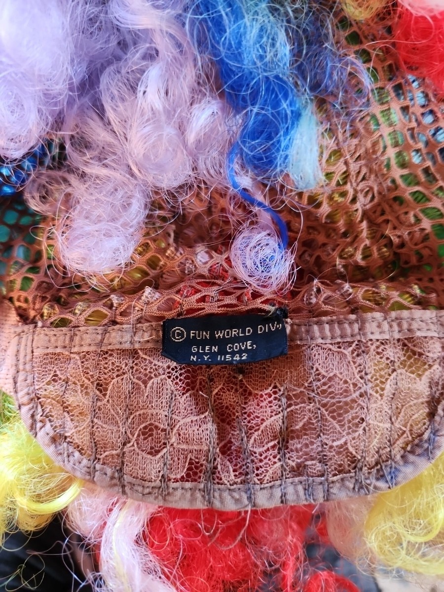 Vintage Clown Full Wig Japan Kane Kalon Halloween | eBay