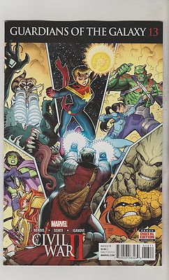 MARVEL COMICS GUARDIANS OF THE GALAXY #13 DECEMBER 2016 1ST PRINT NM