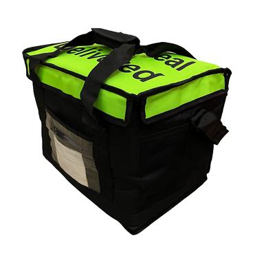 Heavy Duty Insulated Food Delivery Bag - 14x11x11 Inches For Pizzas, Kebabs, Burgers