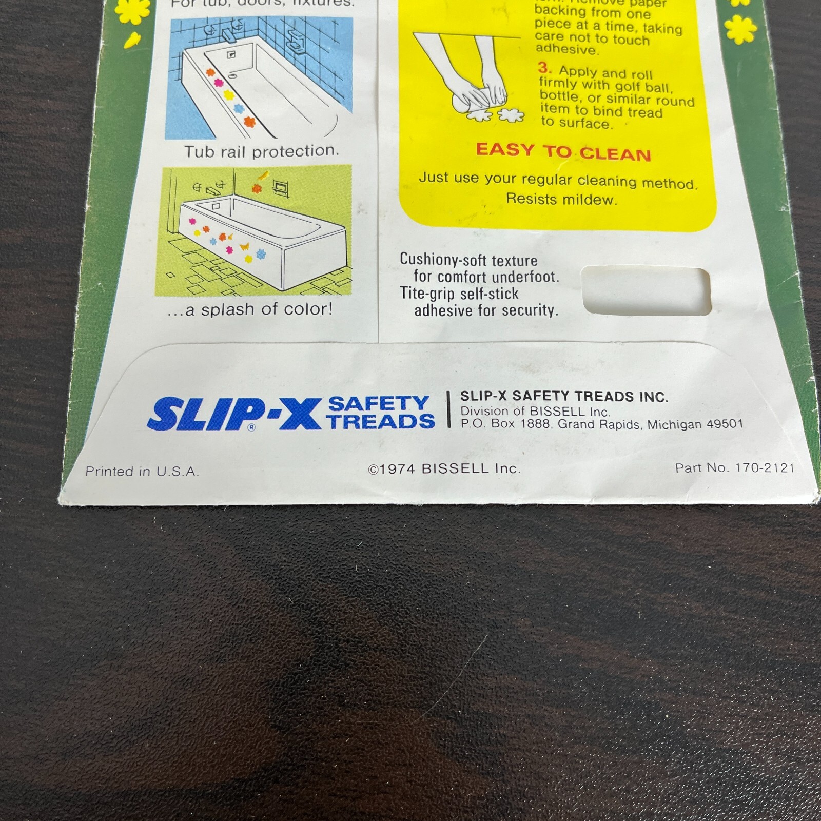 VINTAGE SlipX Posies Bath Tub Shower Safety Treads Grip Stickers eBay