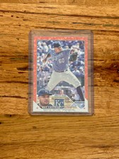 2023 Topps Series 1 Max Castillo Red Ice Foil RC #/199 No. 251 KANSAS CITY 🔥