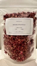 Rose Petal Organic Petals Flowers / Farm Fresh Packed USA Free Ship