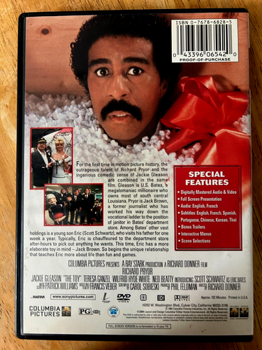 The Toy (1982) (DVD 2001) (VG) Richard Pryor, Jackie Gleason, Ned Beatty - Imagen 2 de 3
