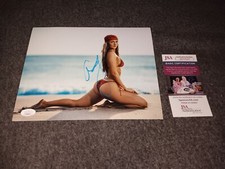 Anna Jay Signed 8x10 Jsa Aew