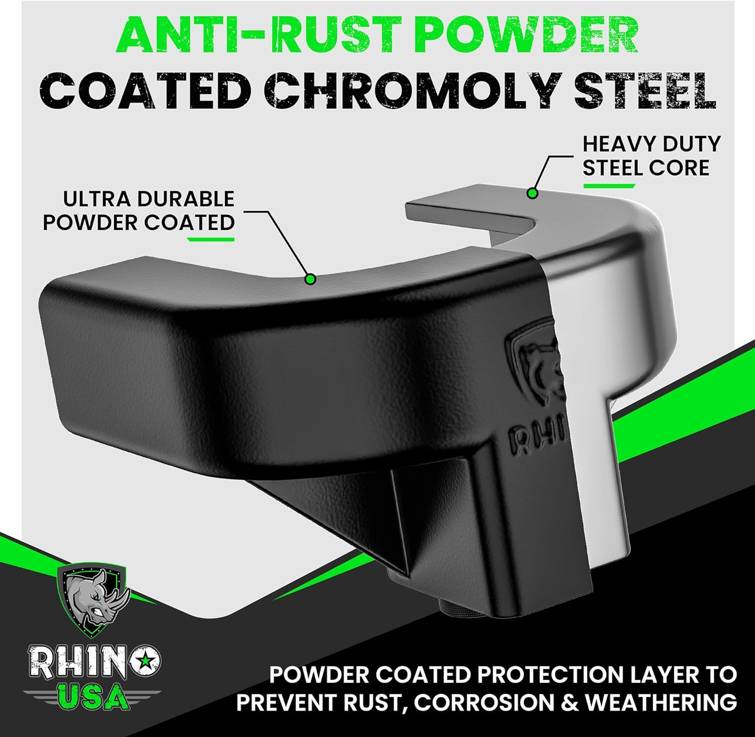 Rhino USA Trailer Hitch Coupler Lock Kit Includes 2" & 1/4" Couplers