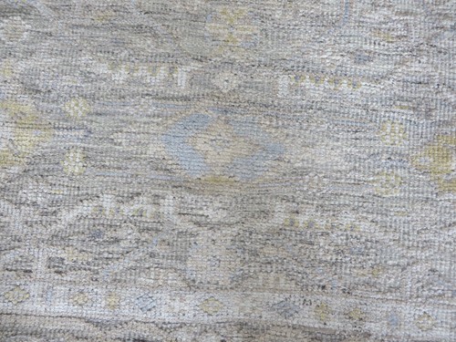 9'11 x 14'2 Hand Knotted Gray Oushak Oriental Rug Heriz G15327 - Picture 4 of 16