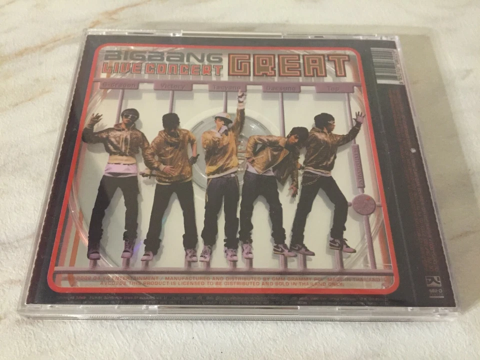 Bigbang Vol.2 Great Live Concert CD (YG/GMM Thailand 2008) K-Pop Korean Boy Band - Image 4 of 4