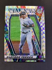 2021 Panini Mosaic #WTW7 Gleyber Torres SILVER Mosaic Prizm New York Yankees