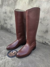 Stivale lungo in pelle a punta ufficiale tedesco ww2