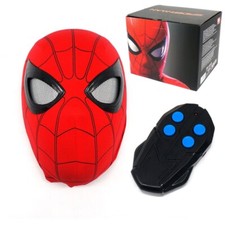 Spiderman 3D Helmet Wearable Mask 1:1 Prop Cosplay Remote Control Eyes Cattoys