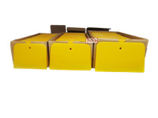 Reusable AutoBody Filler Yellow Spreaders (Pack of 100) - Sizes 4"; 5"; 6"