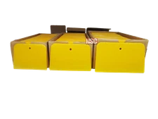 Reusable AutoBody Filler Yellow Spreaders (Pack of 100) - Sizes 4"; 5"; 6"