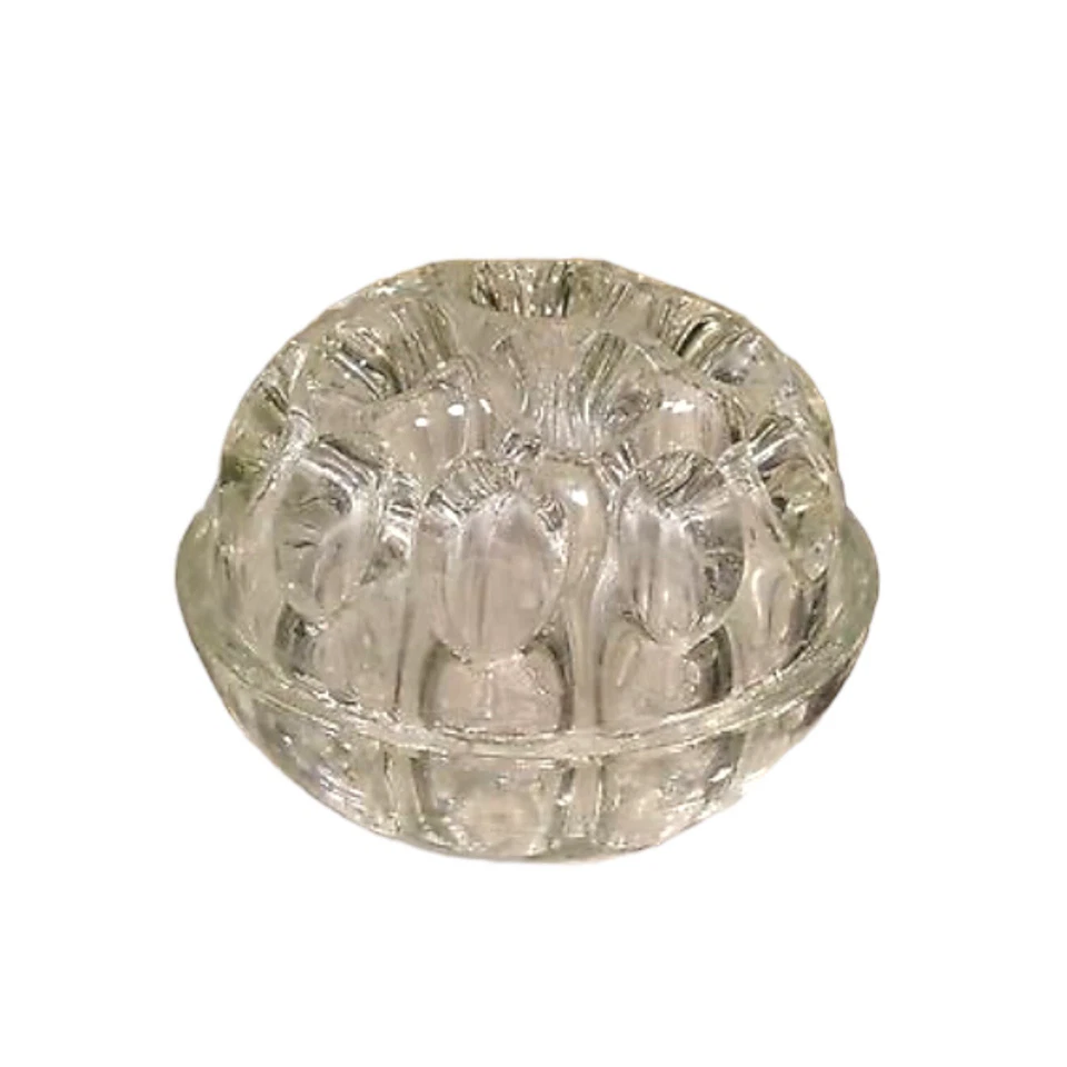 "Rana flor de vidrio MC REIMS para arreglos florales marcada hecha en Francia 3,5"" de alto" Foto 3 de 4