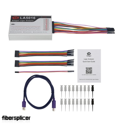LA5016 USB Logic Analyzer 16 Channels 500M 10G Depth Adjustable PWM Output