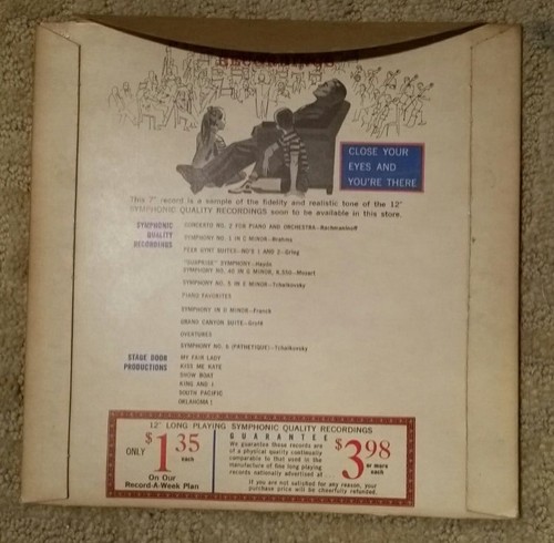 National Academy Record Club NAX 101 7" SINGLE-33 Record-A-Week SUPERB! Musical - Picture 2 of 8
