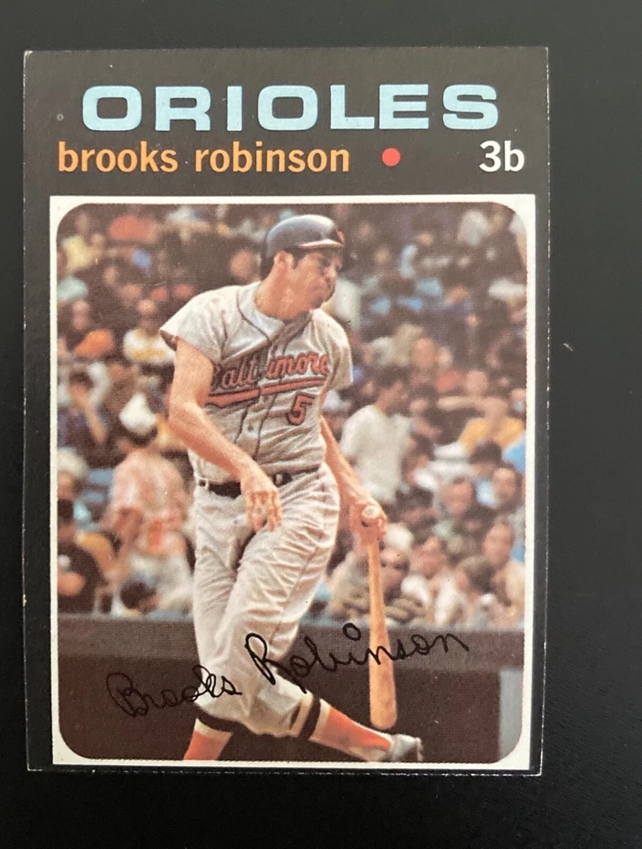 1971 Лот товаров Topps - Боб Гибсон, Брукс Робинсон, Эл Калин и Хуан Марихал - Изображение 3 из 4