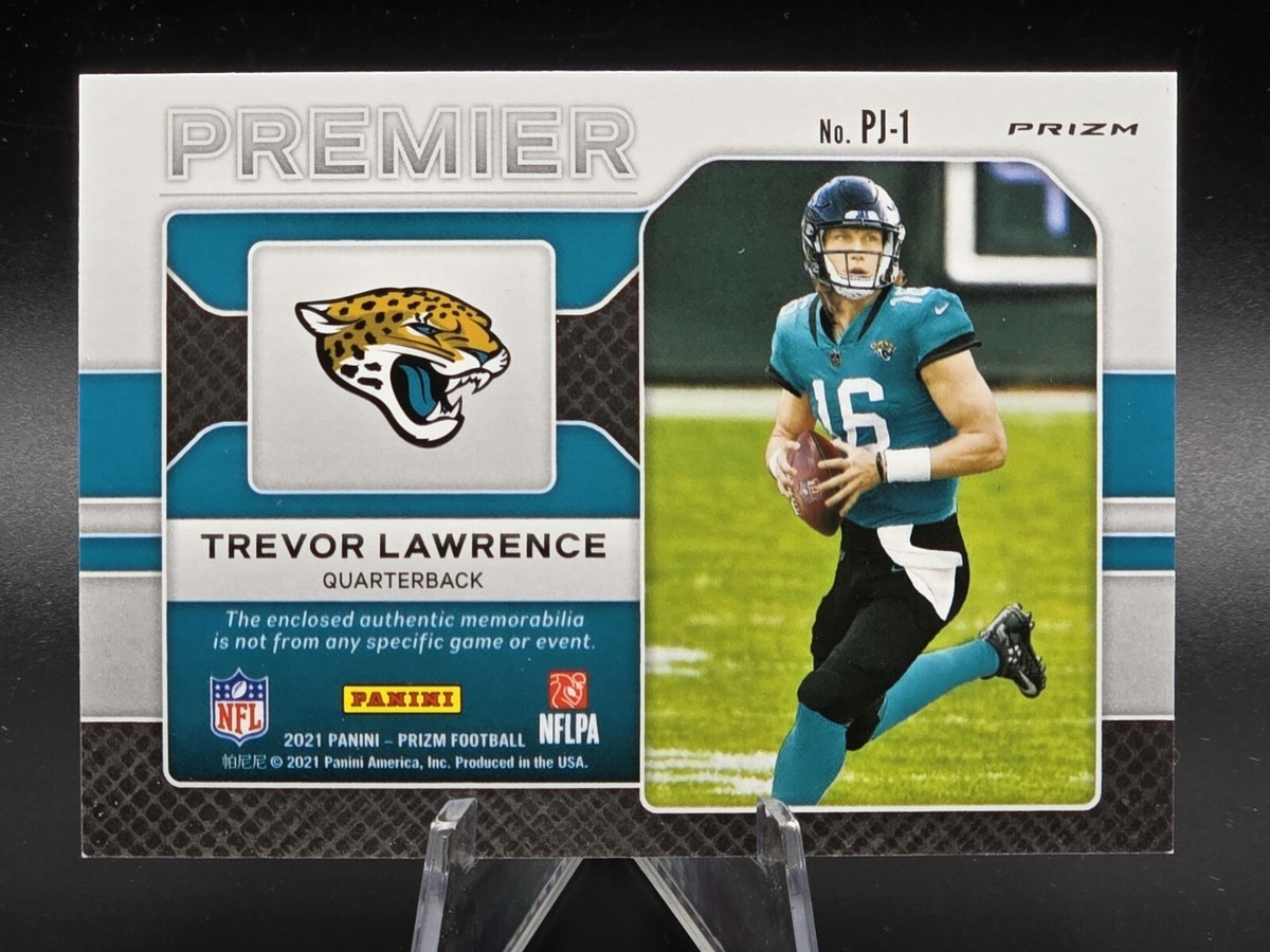 2021 Panini Prizm Trevor Lawrence RC Premier Neon Green Pulsar