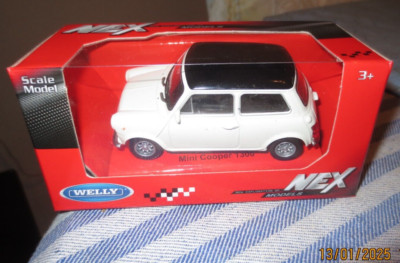 Austin Morris Mini Cooper 1300 1:38 Welly NEX Modellauto neu ovp mit Schachtel