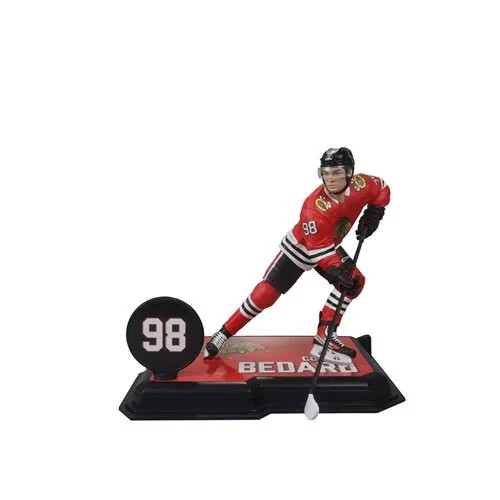 Connor Bedard (Chicago Blackhawks), NHL Posed, 7in Figure Hockey Sports - Picture 7 of 10