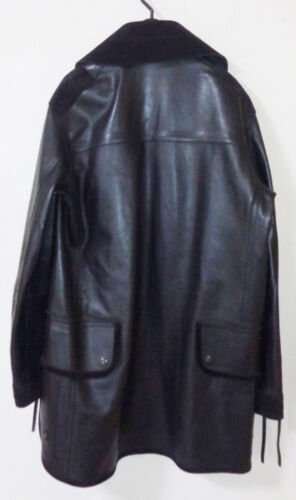 Abrigo de bombero de cuero Runway Coach 2014 colección otoño blusa para mujer ¡Excelente estado! - Imagen 6 de 24
