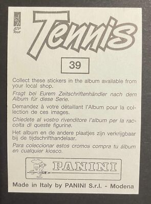 Lot De 100 Stickers Panini Tennis ATP Tour 1992 – Ultra Rares – Neufs