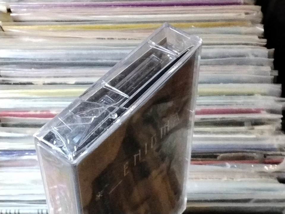 RARE ENIGMA THE SCREEN BEHIND THE MIRROR CASSETTE USA EDITION STILL SEALED INDIE - Image 3 of 4