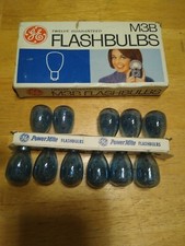 Vintage GE M3B Flashbulbs 11 Bulbs