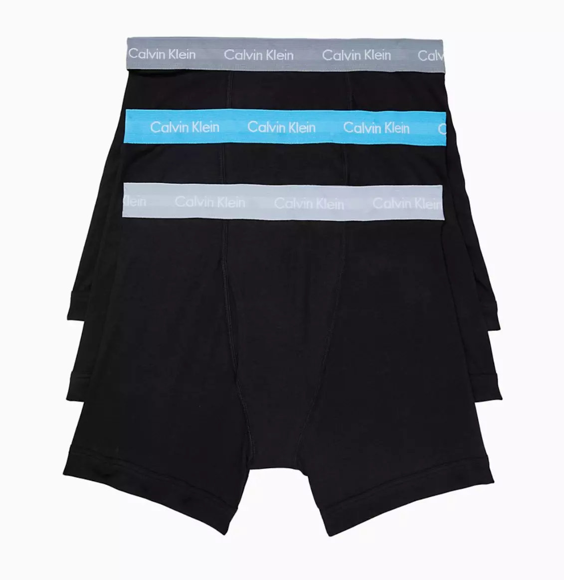 Calvin Klein 3 Pack Black Cotton Stretch Boxer Brief Classic CK