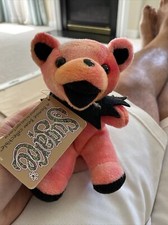 GRATEFUL DEAD Sugaree 1st Gen LIQUID BLUE BEANIE BEAR Tag Jerry Garcia Plush
