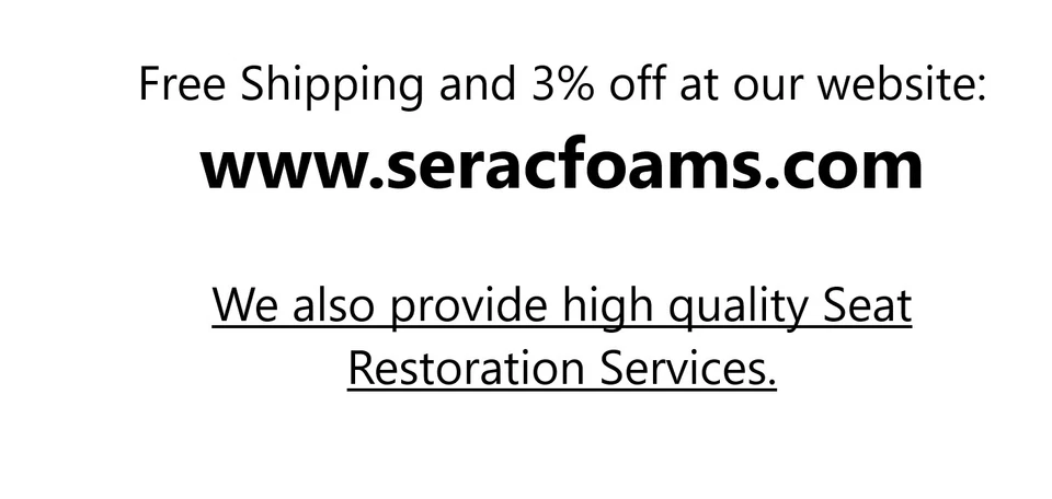 Honda  CL175 1972 - 1973 Replacement Seat Foam Cushion Reproduction High Quality - Image 4 of 4