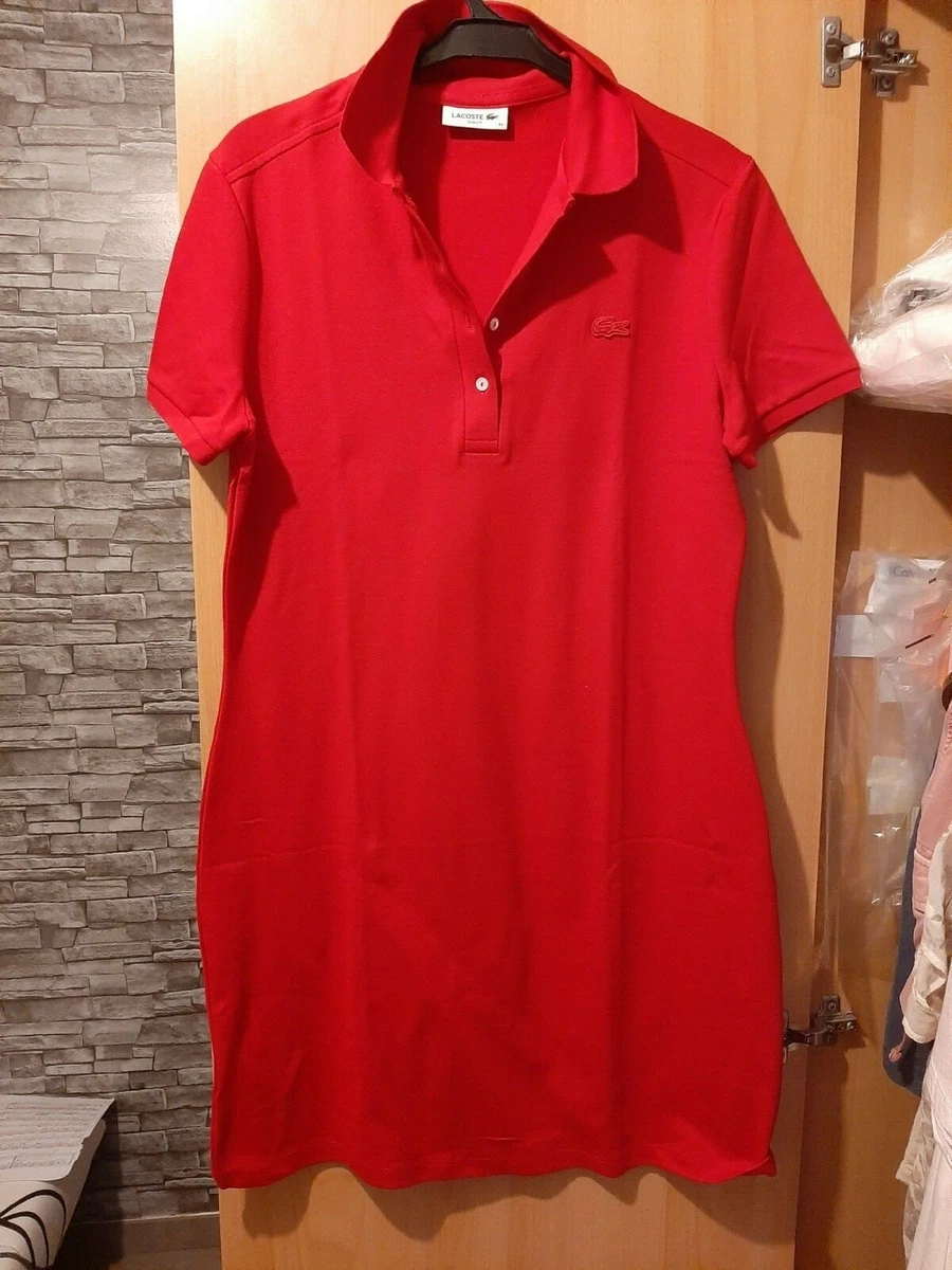 Lacoste robe rouge new arrivals