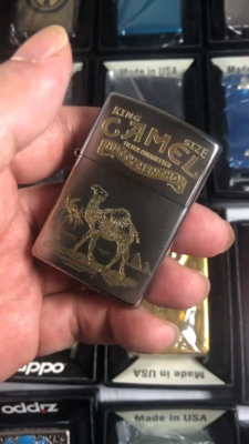 Chrome Nutty Menthol King Camel Double Sided Zippo Lighter - US