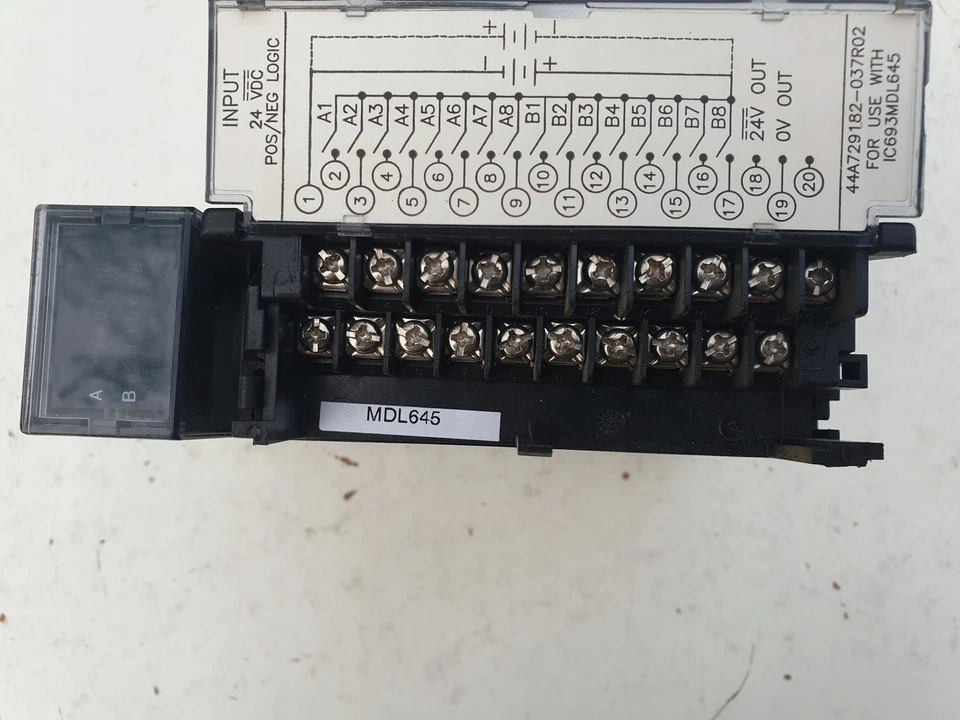 GE FANUC SERIES 90-30 16x INPUT 24VDC IC693MDL645E - Photo 3/4