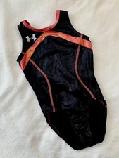 Under Armour GK ELITE gymnastics LEOTARD Black  Coral UA Coral USA Size: CL