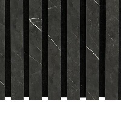 Akustik Lamellenwandpaneel Echtholz Luxus 3D Furnier Modern Holz 2400mm x 600mm