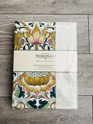 Morris & Co Lodden Bettwäscheset Super King Size Primel & Thymian