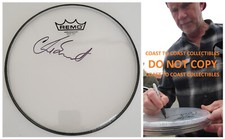 Chad Smith Red Hot Chili Peppers Drummer signed Drumhead COA proof autographed.