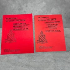 US Department Defense Language Institute Headstart German Program & Guide 1977