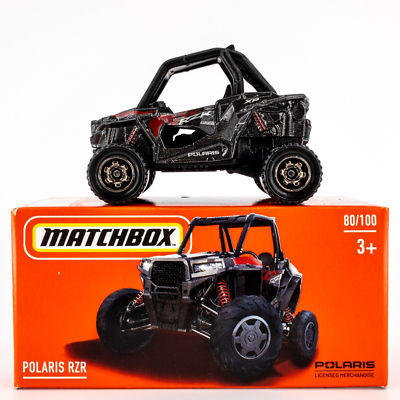 2024 Matchbox Power Grabs #80 Polaris RZR® (XP-1000) BLACK | RED