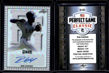 2020 Leaf Metal Perfect Game All-American Auto #BARG1 Rob Gordon EXACT SCAN