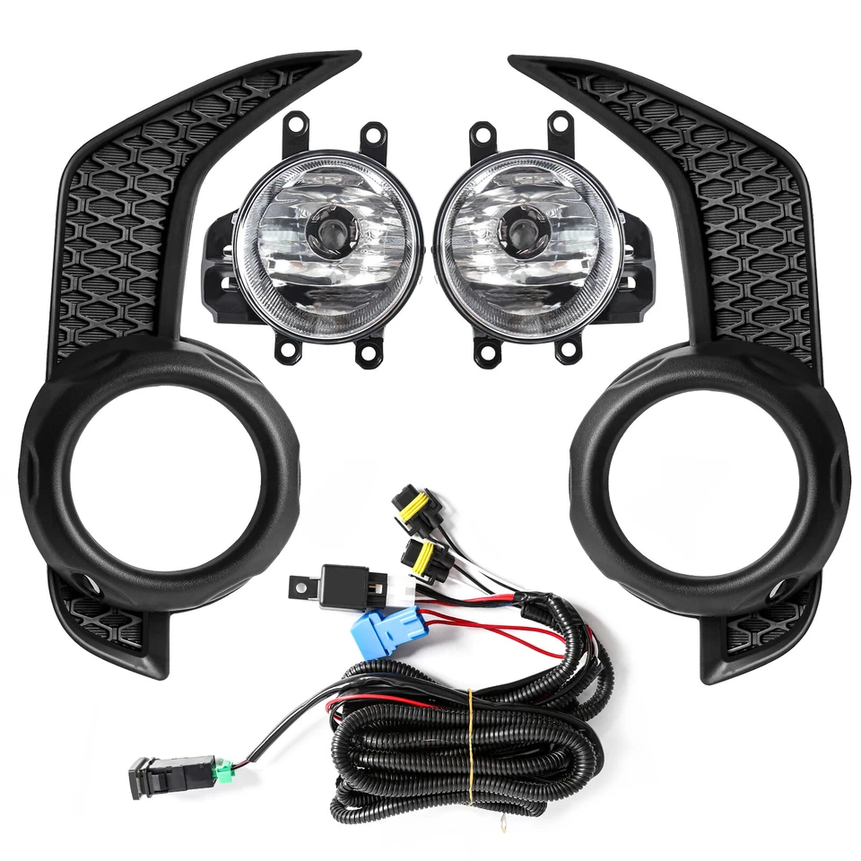 Luces antiniebla + bisel de lámparas + kits de interruptores de cable para Toyota 4Runner TRD/SR5 2014-2021 Foto 2 de 4