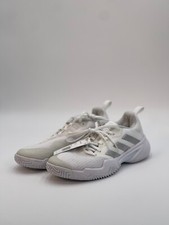 Adidas Barricade White/Silver Metallic Sneakers Women Size 7.5